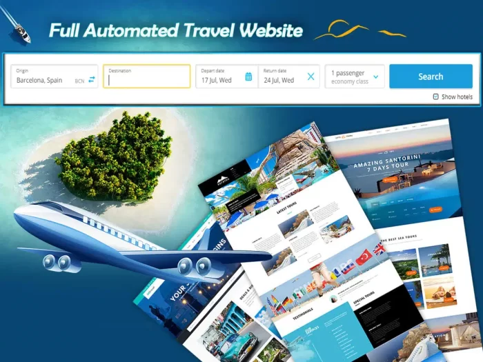 Travel Search Engine Website