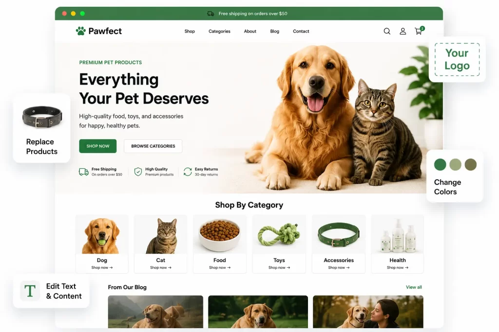 Site change